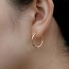 Byweekend Basic Ring Gold Earring(3size)