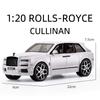 New Large 1:20 Rolls-Royce Cullinan SUV Alloy Model Car Modified Metal Die-casting Boy Toy Car Pull Back Sound and Light Six-door Children's Gift