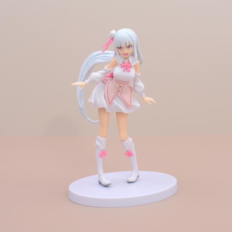 Re:life In A Different World From Zero Emilia Anime Figure Toy Model Doll
