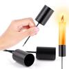 6Pcs Candle Holder Stake Heavy Duty Metal Candlestick Spike Taper Pillar Candle Cup Stand Base Wedding Party Table Centerpiece Decoration