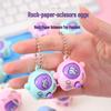 Popular Tik Tok Rock-Paper-Scissors Egg Keychain Face-Changing Gashapon Toy: Creative Gift