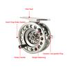 Fly Fishing Reel Right Handed Aluminum Alloy Smooth Easy To ControlIce Fishing Reels Fly Reels Fishing Accessories
