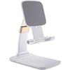 Universal Adjustable Phone and Tablet Holder - E.F.CONNECTION - White - Ergonomic - Multi-Angle