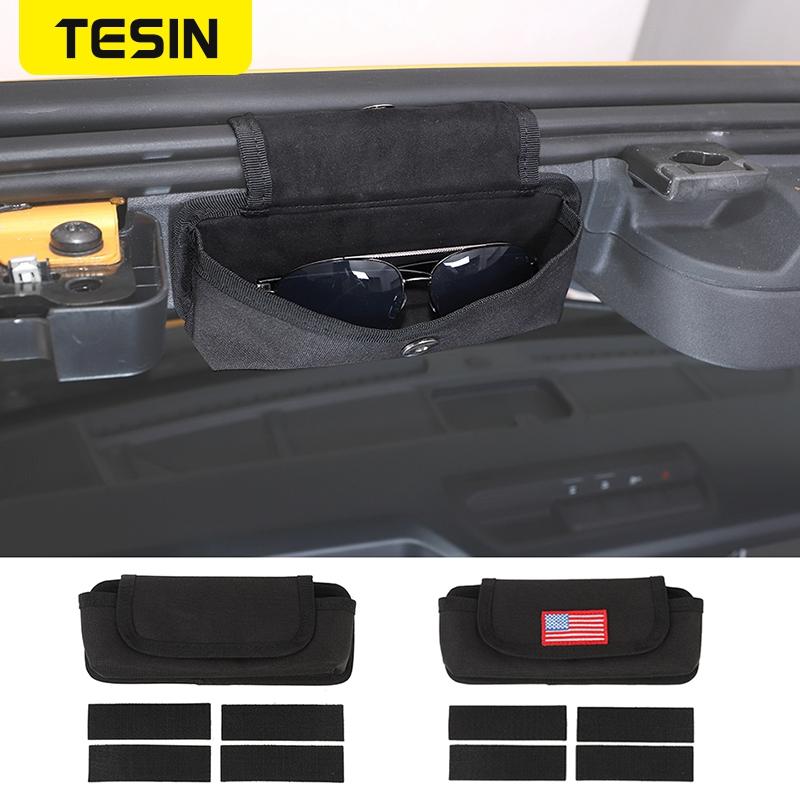 TESIN Stowing Tidying Universal Storage Bag Multifunctional Organizer Accessories For Ford Bronco For Jeep Wrangler JK JL