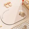 Cartoon Bathroom Absorbent Mat Toilet Dirty and Non-slip Mat Household Toilet Door Quick-drying Diatom Mud Mat
