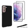 Protective Case - Toproduits® - Samsung Galaxy S21 - Tempered Glass - Flexible - Black Edges