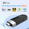 X98 S500 Android 11.0 Smart TV Stick UHD 4K Media Player Amlogic S905Y4 TV Dongle 4GB+32GB 2.4G/5G