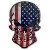 Металлическая 3D наклейка Череп - Эмблема Черепа с Дизайном Флага Металлическая Наклейка Декаль Украшение
