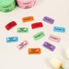 500pcs Colorful Tearable Game Lottery Tickets Yellow Green Letter Label Carnival Admission Reward Coupon