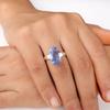 Tanzanite Gemstone 925 Sterling Silver Jewelry Handmade Stylish Ring For Women RR-65-4