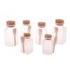 100-300G Refillable Frosted Seal Jar With Wooden Spoon Bath Salt Abs Bottle Soft Cork Storage Stopper Empty Travel Containers