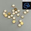 White Beads Blue Green Luminous Pip Watch Bezel Insert 12 O’Clock Lume Pearl Dot Mod Parts Replacement Spare Accessories