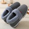 Winter Couple Bag Heel Slippers Indoor Plush Cotton Shoes Fluffy Fur Non Slip Slippers Men Casual Soft Soled Shoes