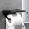 NEW Aluminum Bathroom Paper Mobile Phone Holder with Shelf Bathroom Toilet Paper Towel Rack Roll Holder Bathroom Tool