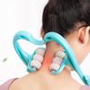 Six Wheel Cervical Massager Clip Neck Massage Roller Neck Shoulder Back Kneading Massager Manual Multifunctional Massage Tools
