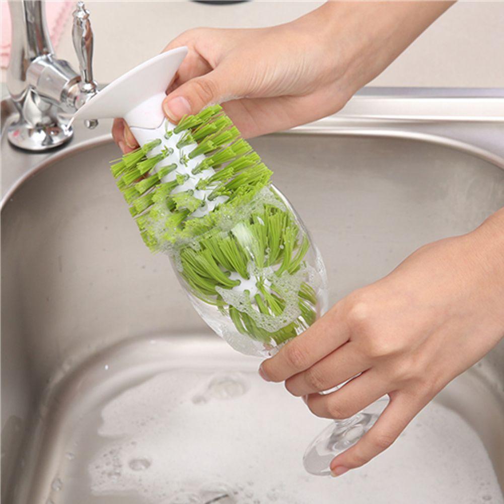 Bottles Cleaner Brush Lazy Use Cleaning Brush Sink Suction Cup Brush Cup Scrubber Cup Mugs Cleaner