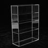 Transparent Four-layer Acrylic Display Box Show Case Sliding Door For Mini Perfume Bottle Storage