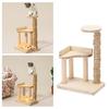 1/12 Furniture Decor Wooden Compact Pretend Toy Cat Scratcher Mini Model