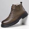 Winter Martin Boots Year, This Men's Velvet Thickened Warm Fashionable Versatile High-top Cotton Shoes