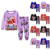 Children's Fashion Suit Skirt Round Neck Long Sleeve Top Pants