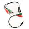 20cm 3.5mm Headphone Microphone Male Jack To Female 2 Female To Male Cable Headset Adapter Y Splitter Audio for Laptop Earphone