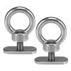 Stainless Steel Track Mount Kayak Tie Down Eyelet Kayaking Mounting Replacement Kit Kayak Tie Down Eye Bolt Kayak Accessories