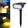 Solar Outdoor LED Spot Lights Waterproof 19 LEDs Solar Lawn Light for Landscape,Courtyard,Garden,Tree Decoration