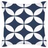 Pillowcase Navy Blue Geometric Pattern  Decorative  Home