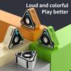 V2 Wireless Portable Bluetooth Speaker Transparent Mech Outdoor Portable Surround Stereo 5.3 Bluetooth Long Last