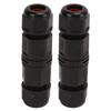 2pcs 380V Junction Box Connector IP68 Waterproof Screw Crimping Waterproof Cable Connector with