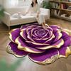 Yousheng Non-Slip Floor Mat 3D Realistic Floral Pattern Bath Mat Super Absorbent Rug Quick-Drying Easy Maintenance Door Mat