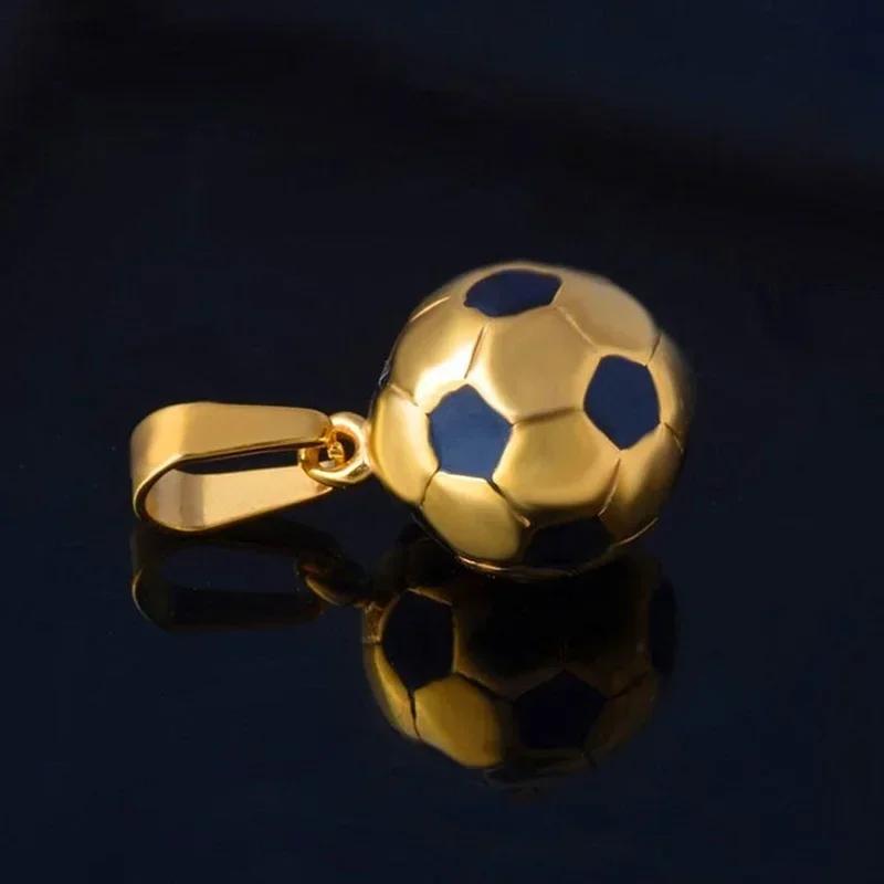 New Ideas Fashionable Gift Sports Product Football Necklace Personalized Cool Gift Accessory With Stainless Steel Chain
