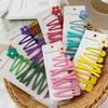 Sweet Candy Color Hair Clips Cute Ladies Hair Accessories Korean Style Hairpin for Girl Kids Gifts