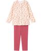 Relax Long Long Cotton Blend Warm CDW416 RE [Wacoal & Sleep] Pajamas, Sleeves, Pants, (Main Body), Women's