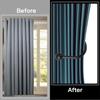 Black Curtain Holdbacks with Mounting Screws For Living Room Bedroom Bathroom