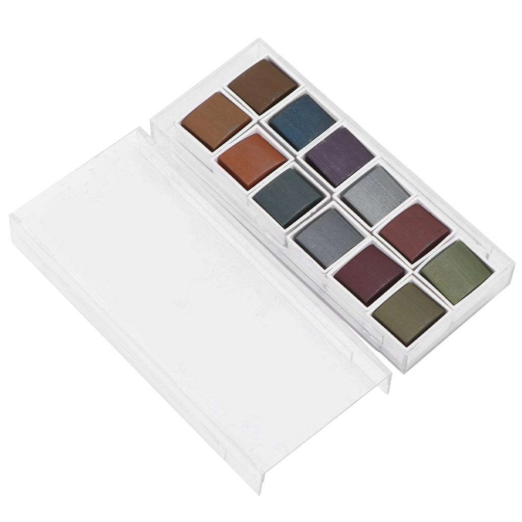 Watercolor Paint DIY 12 Different Sea Rhyme Color Paint Pigments for Students Adults Watercolor