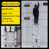 Aluminum Alloy Telescopic Ladder Portable Engineering Ladder Household Single Side Expansion Ladder