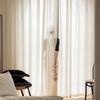 Hot Romantic Sheer Curtain for Living Room Girls Bedroom Curtains for Window Party Wedding Home Decor Organza Tulle Drapes Panels