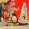 Water-Filled Christmas Wind Lantern Sculpture Kawaii Christmas Plastic Ornament  Living Room