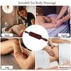 Wooden Massage Roller Tool Muscle Relax 9 Wheels Body Pain Relief Stick