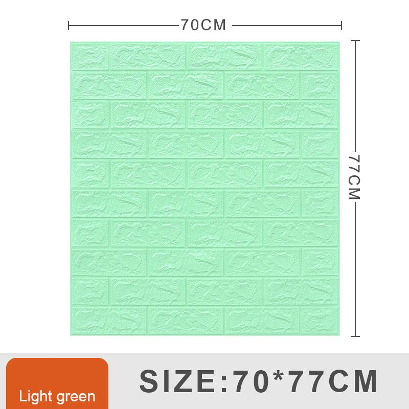 10/20 Piece Self Adhesive Wall Stickers for Home Decor Muticolor DIY Waterproof Foam Wallpaper Living Room Kitchen TV Background Tools for Decorating