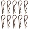 1/10Pcs Colour Zine Cotter Pin Spring Steel Assortment Kit Heavy Duty R Clips  Farm, Lawn, Garden