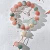 Beaded Bracelet Natural Bodhi Root Bracelet Cute Cat Claw Bracelet Jade Bead Bracelet Bracelet Girls Give Girlfriend  Bead Bracelet17mm