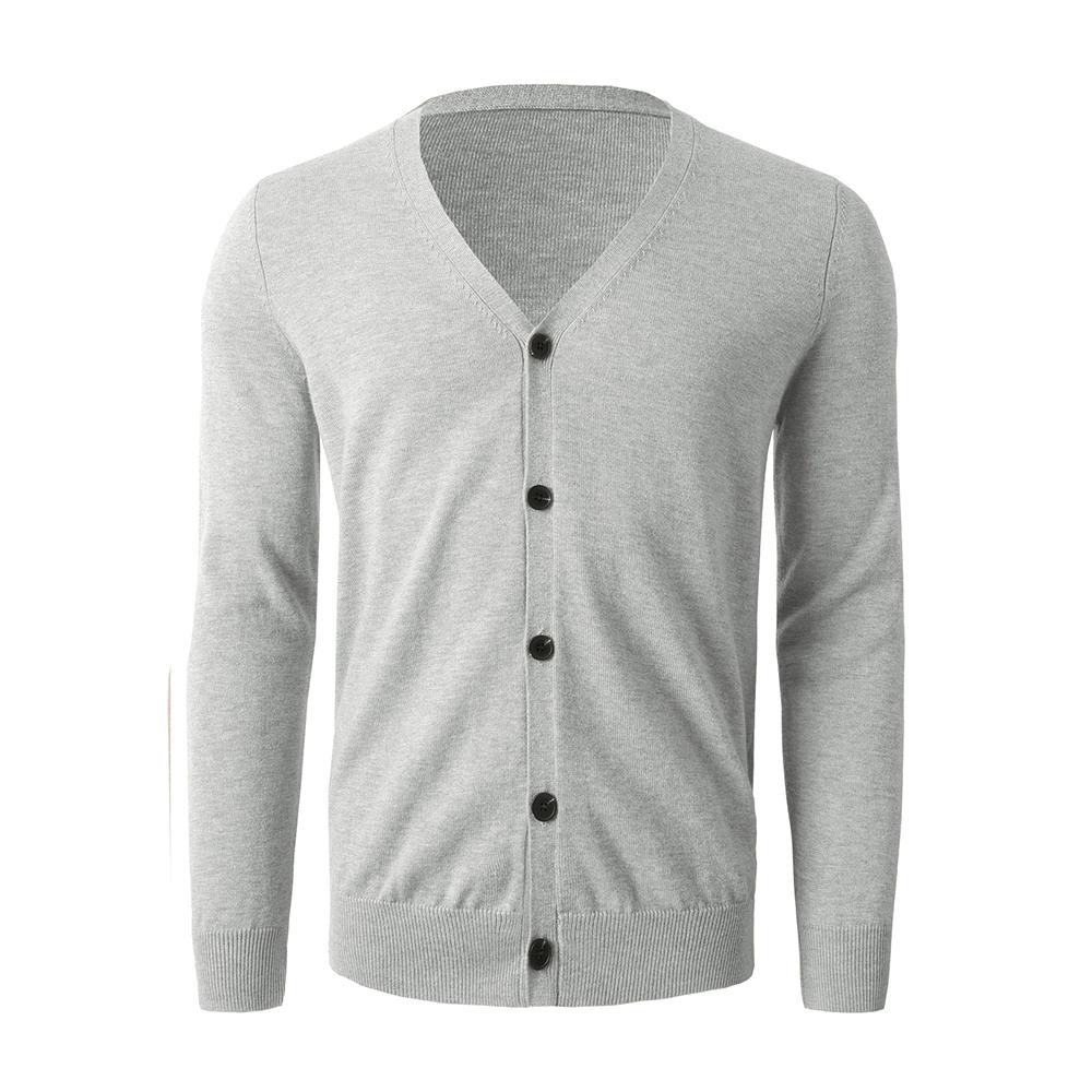 Winter New Cardigan Men Clothing Fashion Button Decor Super Large