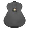 Uxcell Guitar Pick Holder Case Artificial PU Leather Acoustic Electric Guitar Pick Case Black