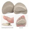 Sandals Anti-slip Stickers Leather Forefoot Pad Women High Heels Pain Relief Insert Insoles Toe Cushion Foot Care Shoes Pad
