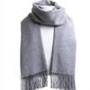 Men Cashmere Scarf Plain Pure Color Pashmina Shawls Scarves
