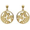 [H6178] - Gold Plated 'Flora' Earrings - 15 Mm