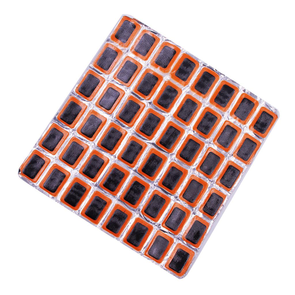48pcs Tire Repair Patches Set Tire Patching Waterproof for Electric Motorcycles & Bike Quick Fix Cold Patch Solution