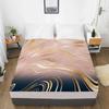 Mattress Cover Fitted Sheet With Elastic Band Bed Sheets Bedding Linens Queen King Size Bedsheet 160X200CM Nordic Gray Marble